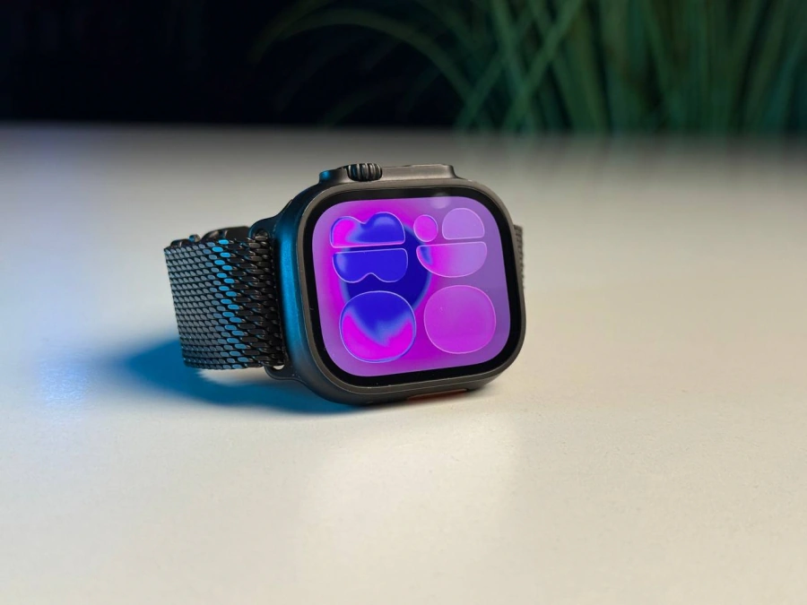 Б/У Apple Watch Ultra 2 2024 GPS + Cellular 49mm Black Titanium Case with Black Titanium Milanese Loop - Large (MX5V3) - Состояние: хороший | Аккумулятор: 100% | Комплектация: полный, без коробки | Гарантія: 3 мес.