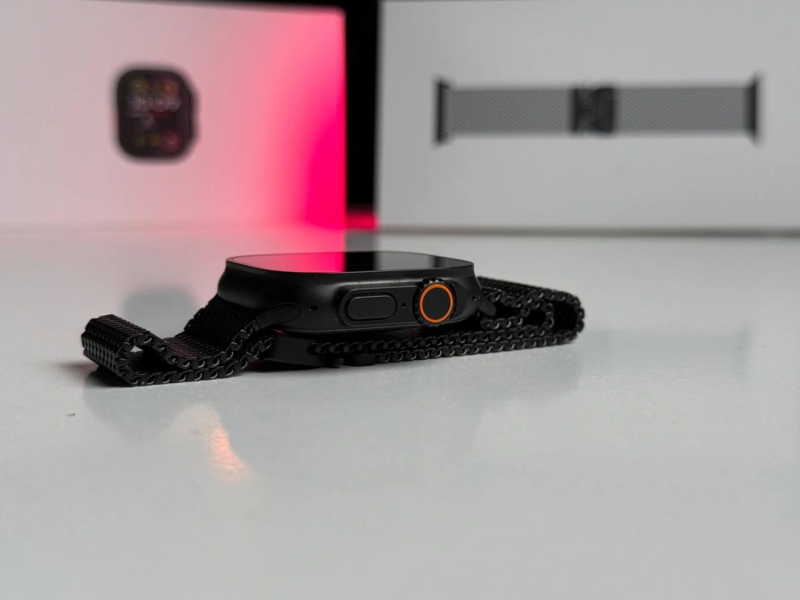Б/У Apple Watch Ultra 2 2024 GPS + Cellular 49mm Black Titanium Case with Black Titanium Milanese Loop - Medium (MX5U3) - Состояние: хороший | Аккумулятор: 99% | Комплектация: полный | Гарантія: 3 мес.