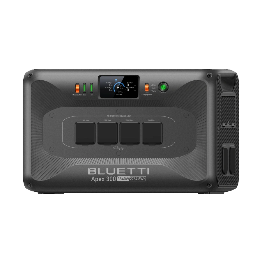 Зарядна станція BLUETTI Apex 300 | 2764,8Wh/3840W (P-APEX300-EU-GY-BL-010)