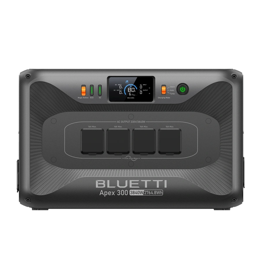 Зарядна станція BLUETTI Apex 300 | 2764,8Wh/3840W (P-APEX300-EU-GY-BL-010)
