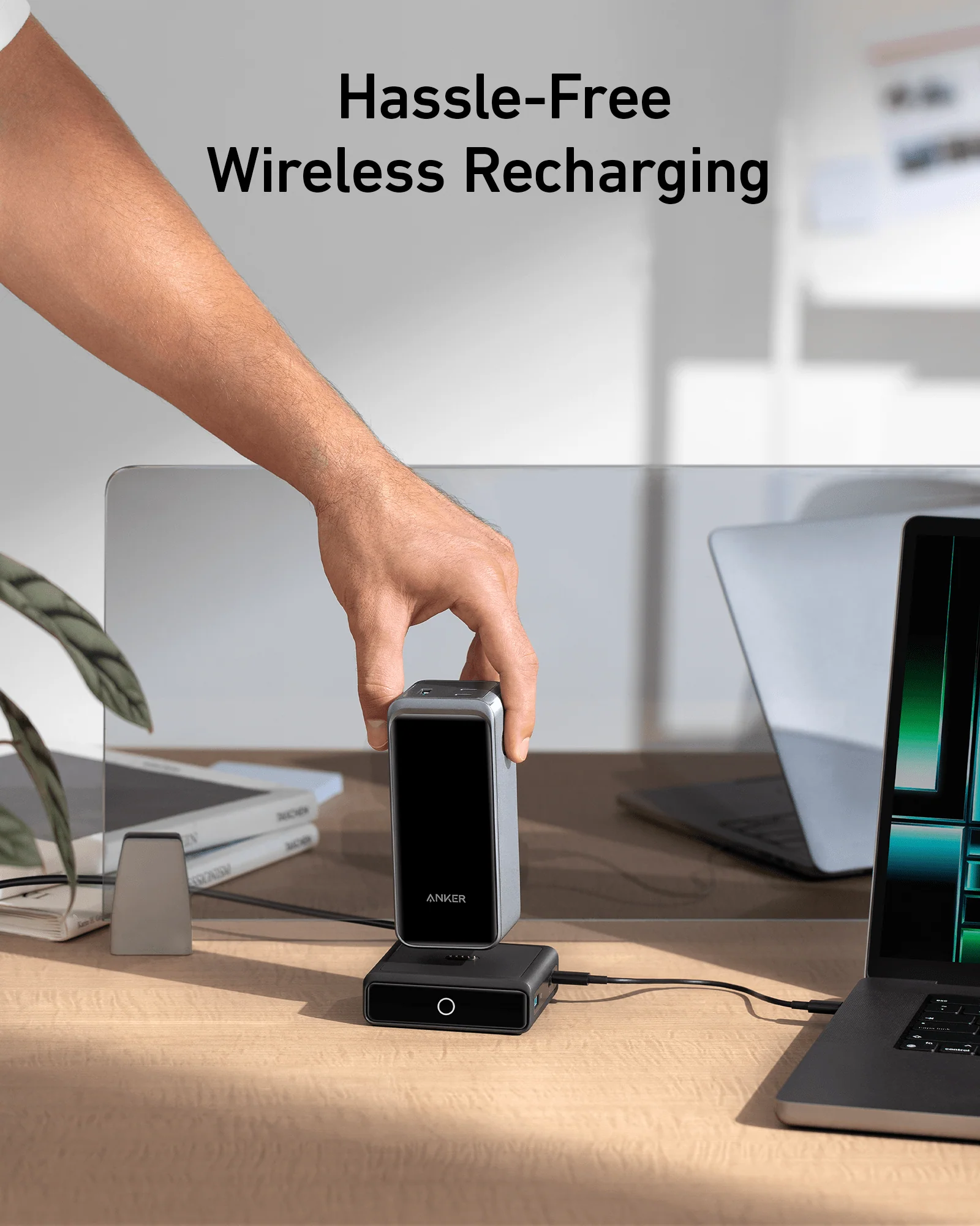 Зарядний пристрій Anker 100W Charging Base for Anker Prime Power Bank (A1902311)