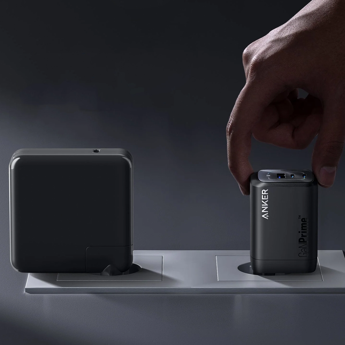 Зарядний пристрій Anker Prime 100W GaN Wall Charger [3 Ports] (A2343)