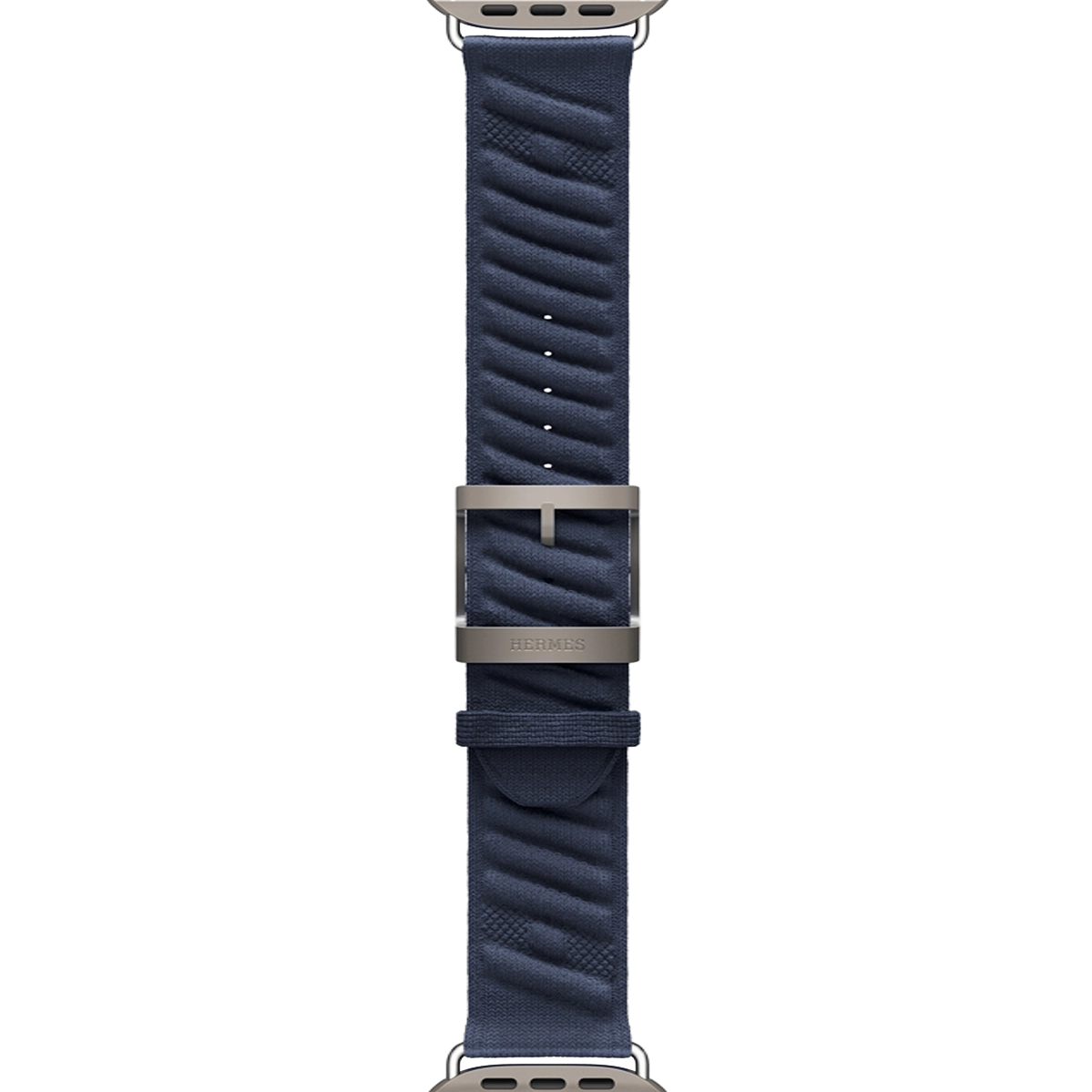 Apple Watch Hermès Ultra 3 GPS + Cellular 49mm Natural Titanium Case with Bleu Nuit En Mer (MF2A4 +MXJA3)