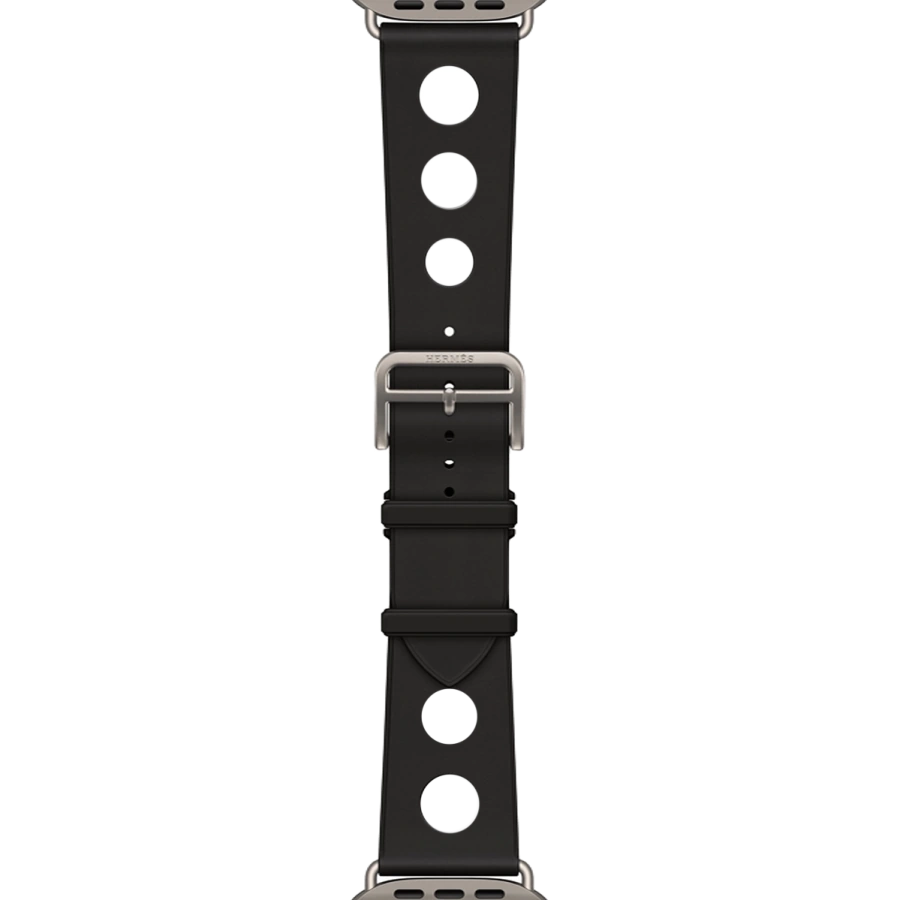Apple Watch Hermès Ultra 3 GPS + Cellular 49mm Natural Titanium Case with Noir Scub’H Diving (MF2A4+MGNA4)
