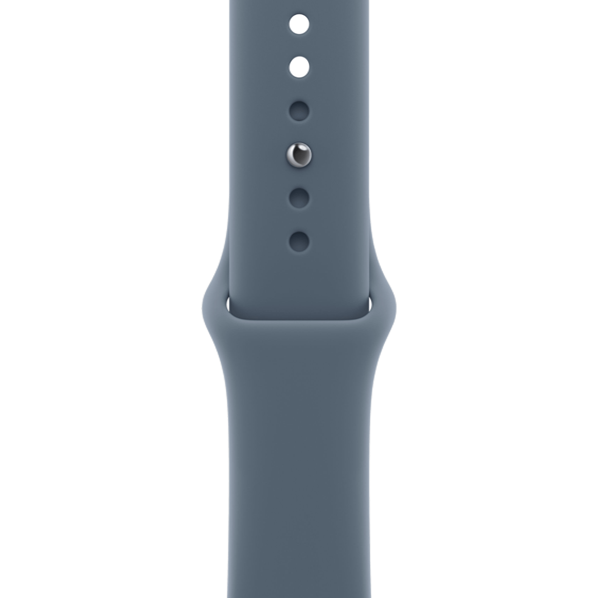 Apple Watch Series 11 GPS 42mm Silver Aluminum Case with Anchor Blue Sport Band - M/L (MEW34+MFGF4)