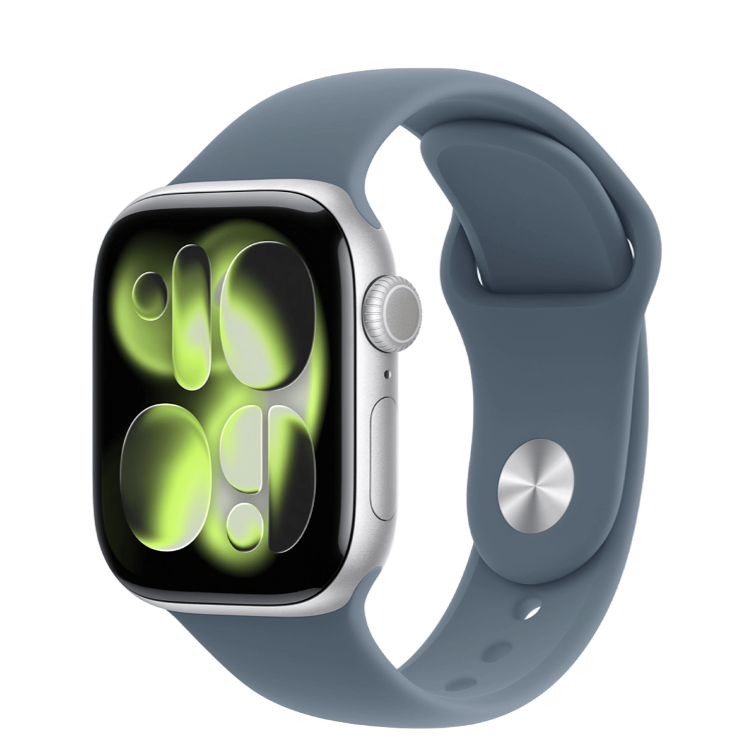 Apple Watch Series 11 GPS 42mm Silver Aluminum Case with Anchor Blue Sport Band - M/L (MEW34+MFGF4) Apple Watch Series 11 GPS 42mm Silver Aluminum Case with Anchor Blue Sport Band - M/L (MEW34+MFGF4)