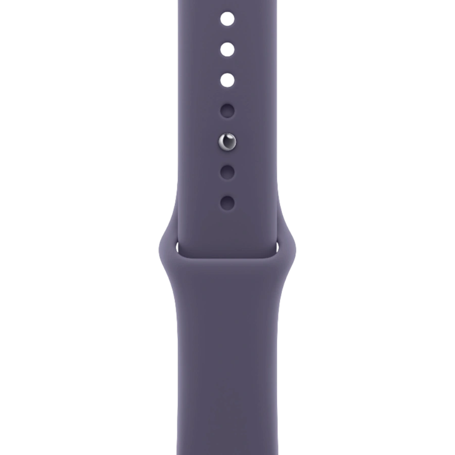 Apple Watch Series 11 GPS 46mm Space Gray Aluminum Case with Purple Fog Sport Band M/L (MEW94+MFH14)