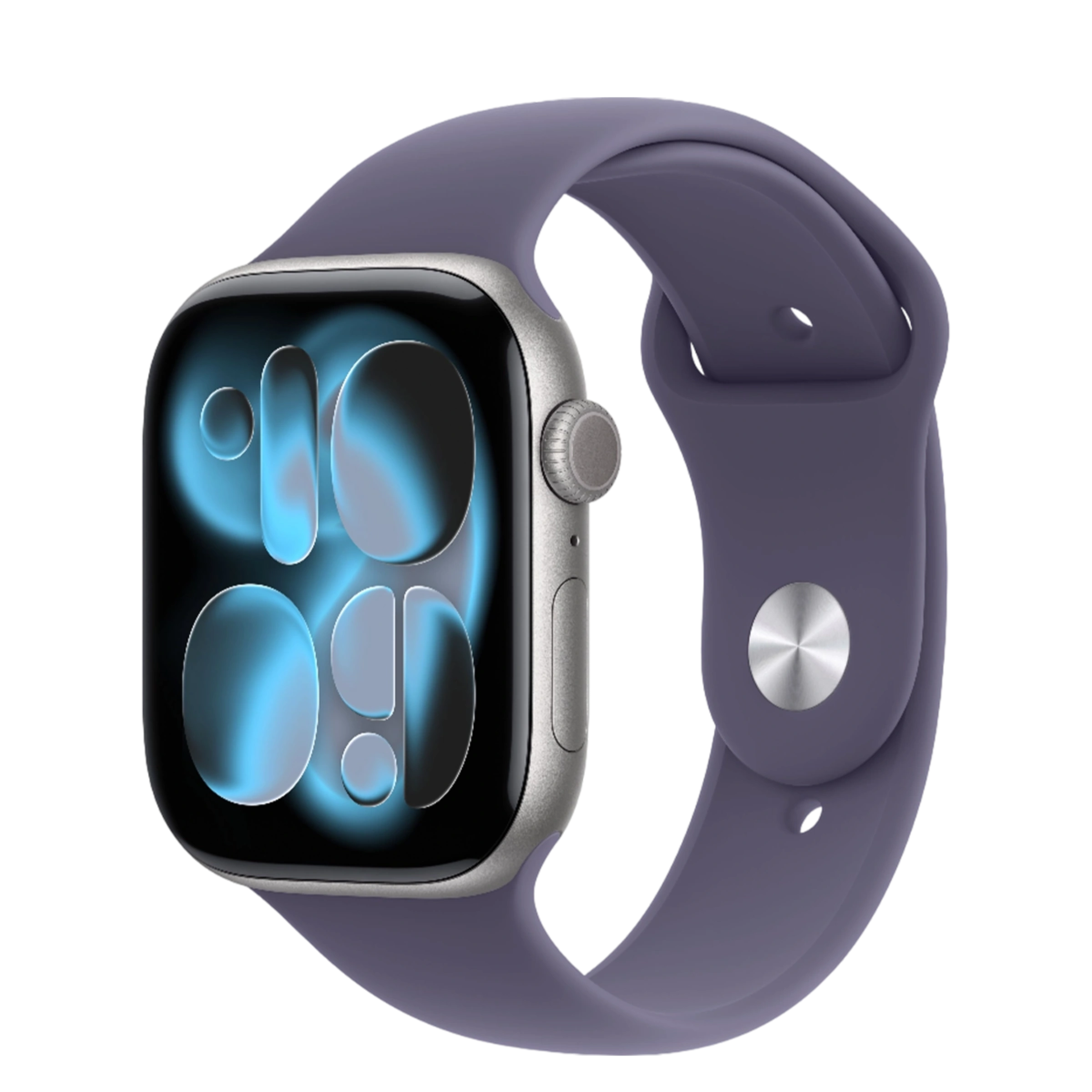 Apple Watch Series 11 GPS 46mm Space Gray Aluminum Case with Purple Fog Sport Band M/L (MEW94+MFH14) Apple Watch Series 11 GPS 46mm Space Gray Aluminum Case with Purple Fog Sport Band M/L (MEW94+MFH14)