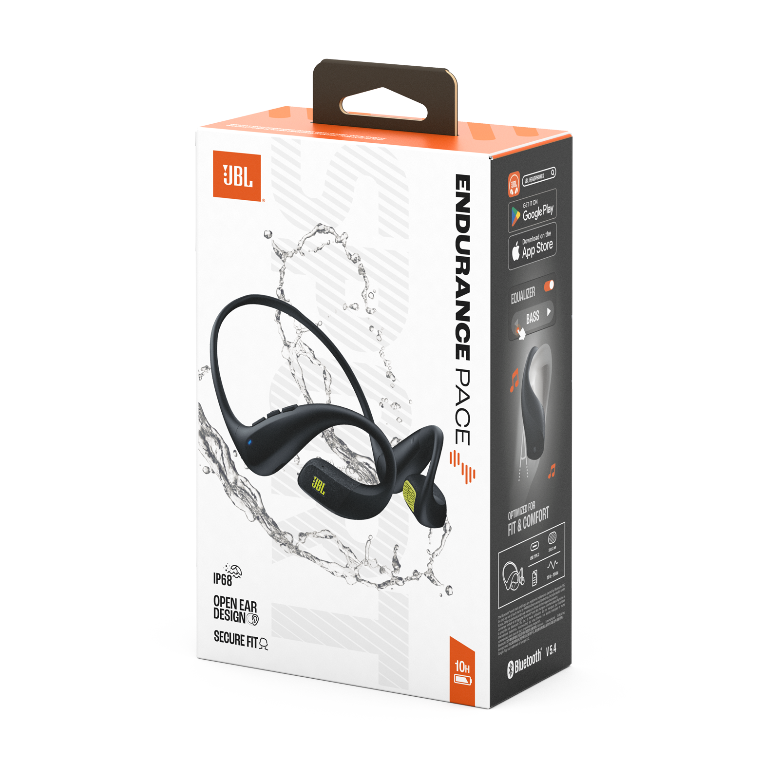 Бездротові спортивні навушники JBL Endurance Pace – Black/Lime (JBLENDUPACEBLKL)