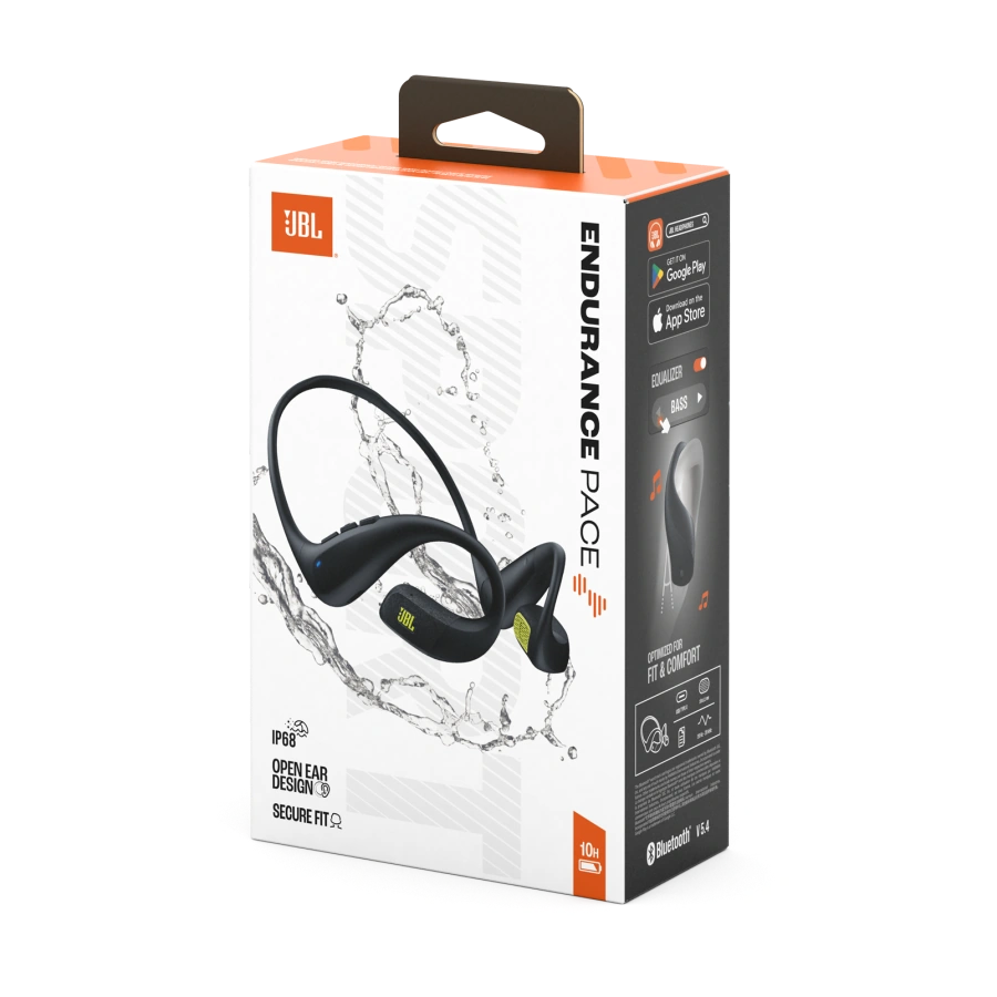 Бездротові спортивні навушники JBL Endurance Pace – Black/Lime (JBLENDUPACEBLKL)