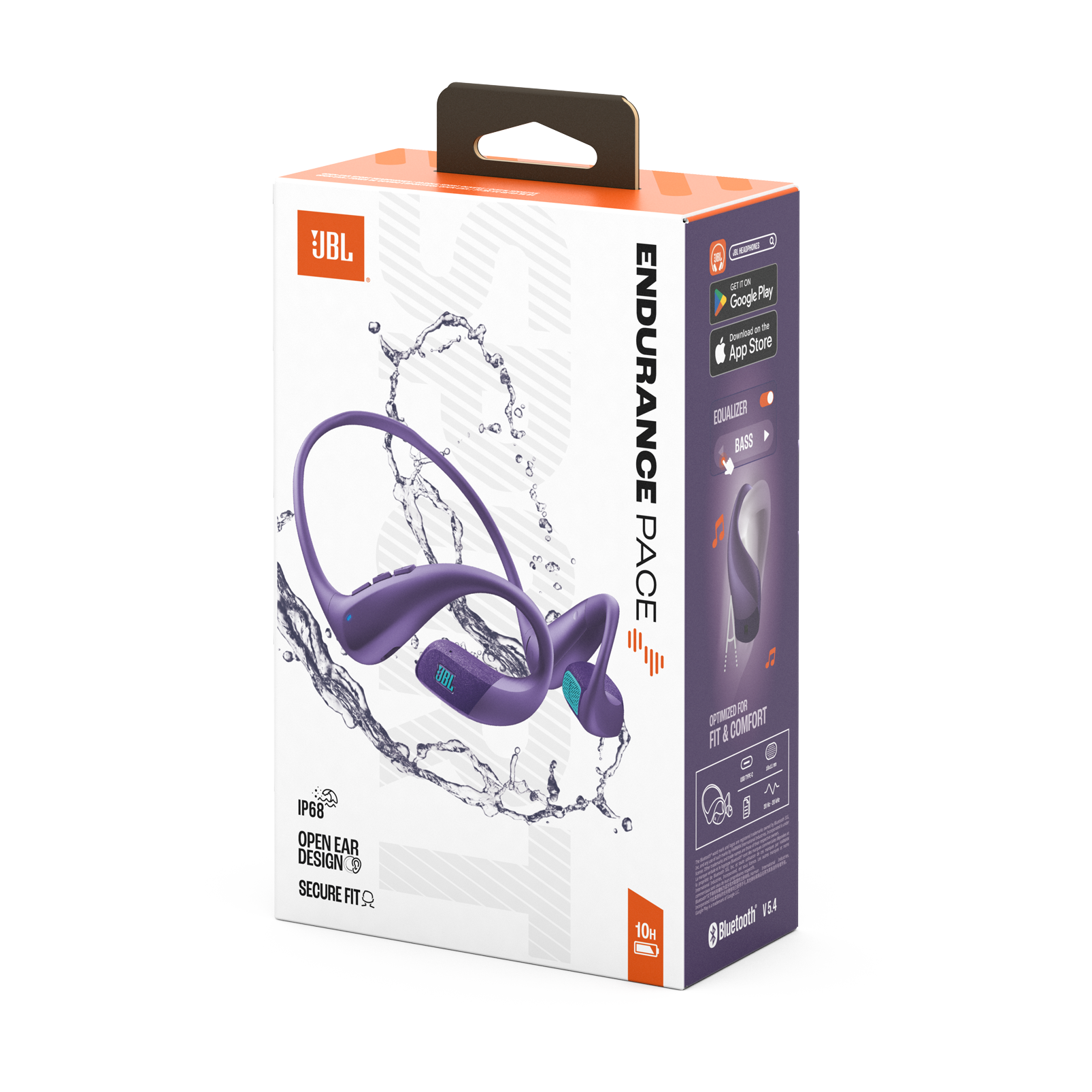 Бездротові спортивні навушники JBL Endurance Pace – Purple (JBLENDUPACEPUR)