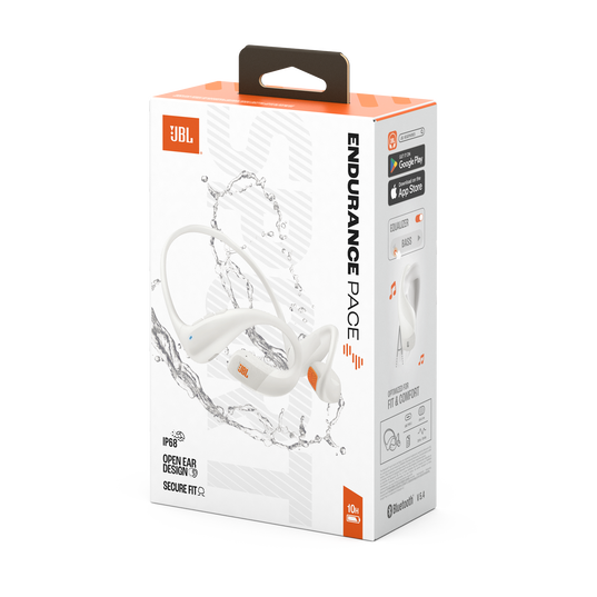 Бездротові спортивні навушники JBL Endurance Pace – White (JBLENDUPACEWHT)