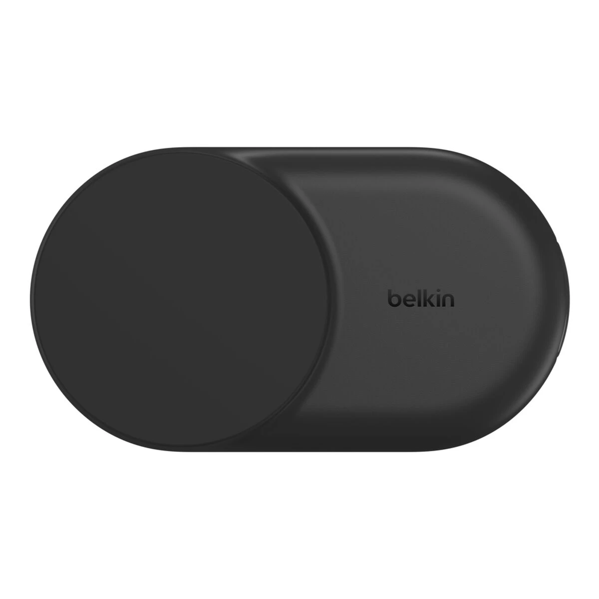 Беспроводное зарядное устройство Belkin UltraCharge 2-in-1 Foldable Magnetic Charger with Qi2 25W [Round Form] - Black (WIZ039kqBK)