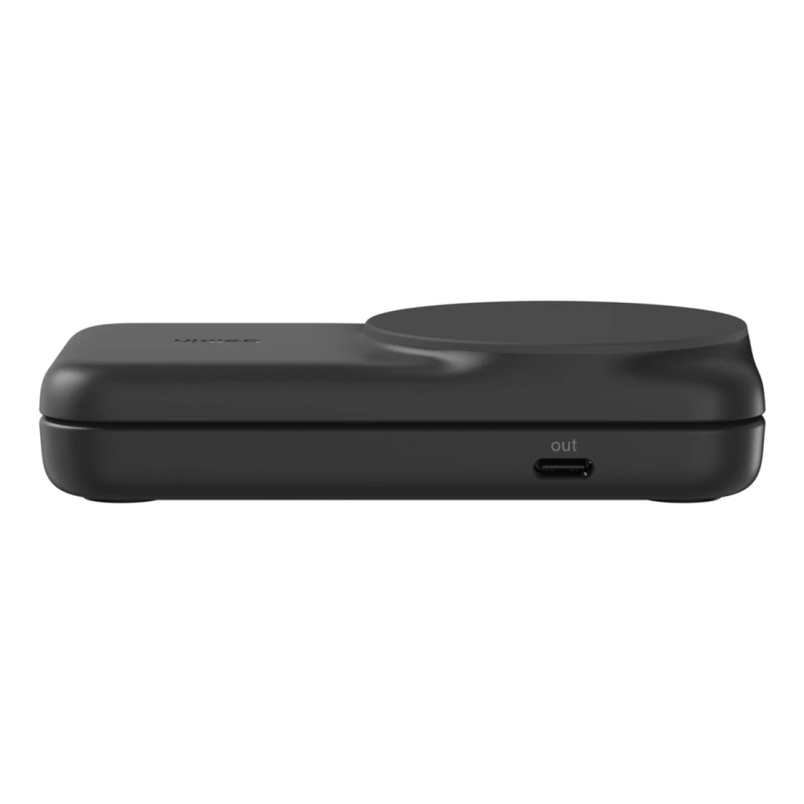 Беспроводное зарядное устройство Belkin UltraCharge 2-in-1 Foldable Magnetic Charger with Qi2 25W [Square Form] - Black (WIZ038kqBK)