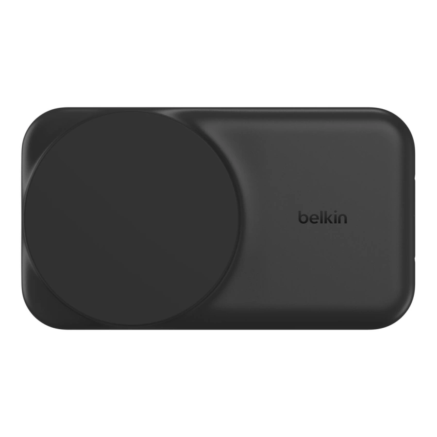 Беспроводное зарядное устройство Belkin UltraCharge 2-in-1 Foldable Magnetic Charger with Qi2 25W [Square Form] - Black (WIZ038kqBK)