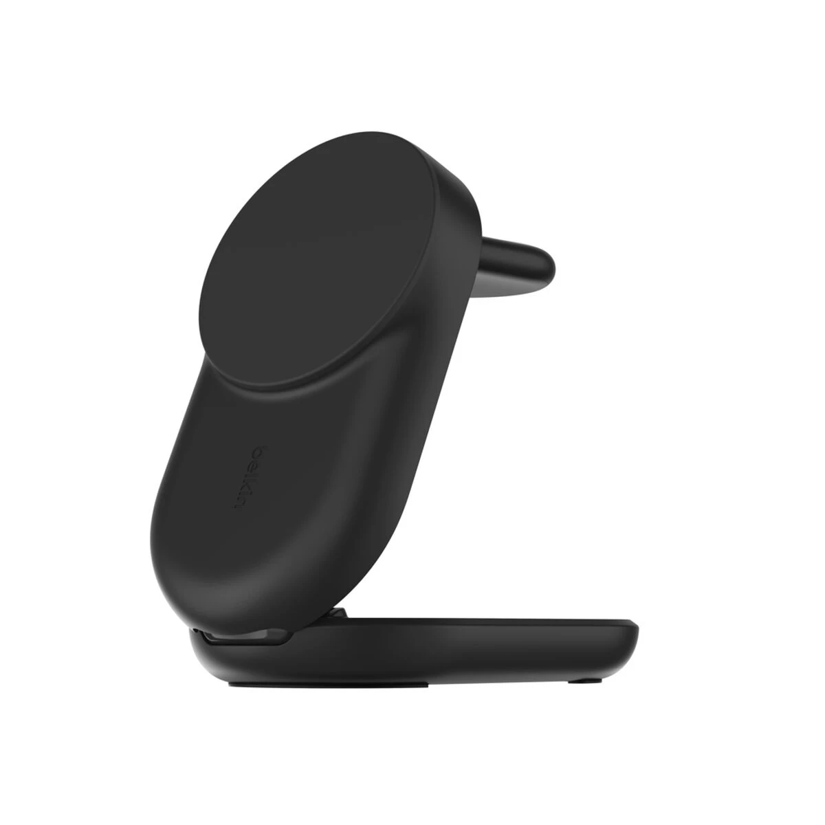 Беспроводное зарядное устройство Belkin UltraCharge 3-in-1 Foldable Magnetic Charger with Qi2 25W [Round Form] - Black (WIZ037ttBK)