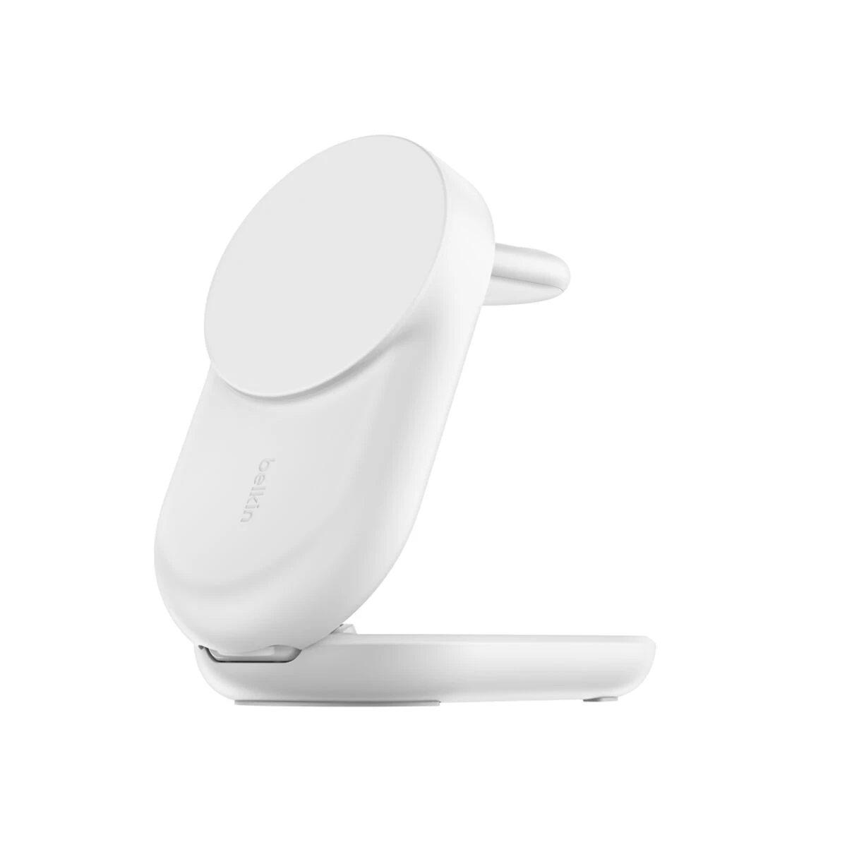 Беспроводное зарядное устройство Belkin UltraCharge 3-in-1 Foldable Magnetic Charger with Qi2 25W [Round Form] - White (WIZ037kqWH)