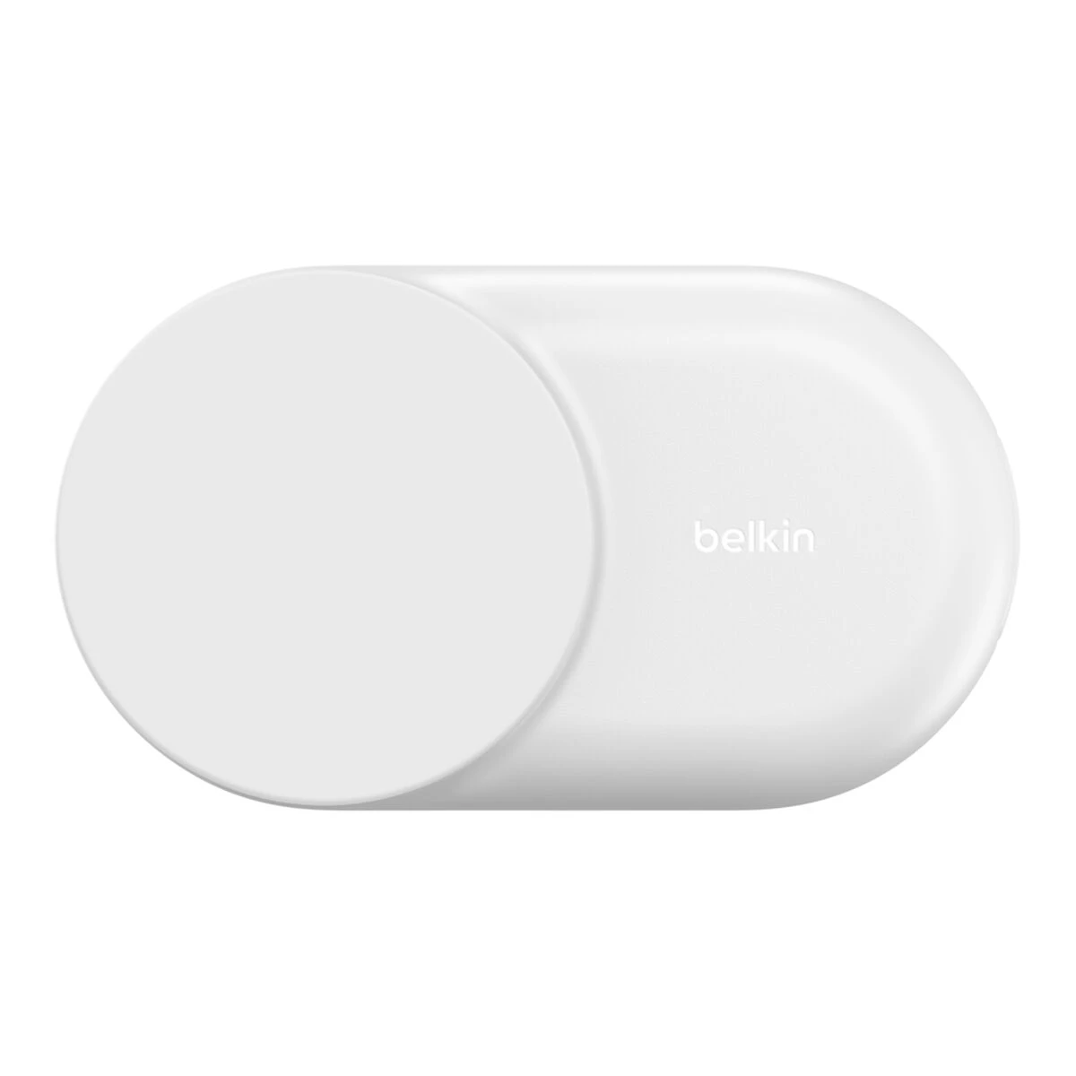 Беспроводное зарядное устройство Belkin UltraCharge 3-in-1 Foldable Magnetic Charger with Qi2 25W [Round Form] - White (WIZ037kqWH)