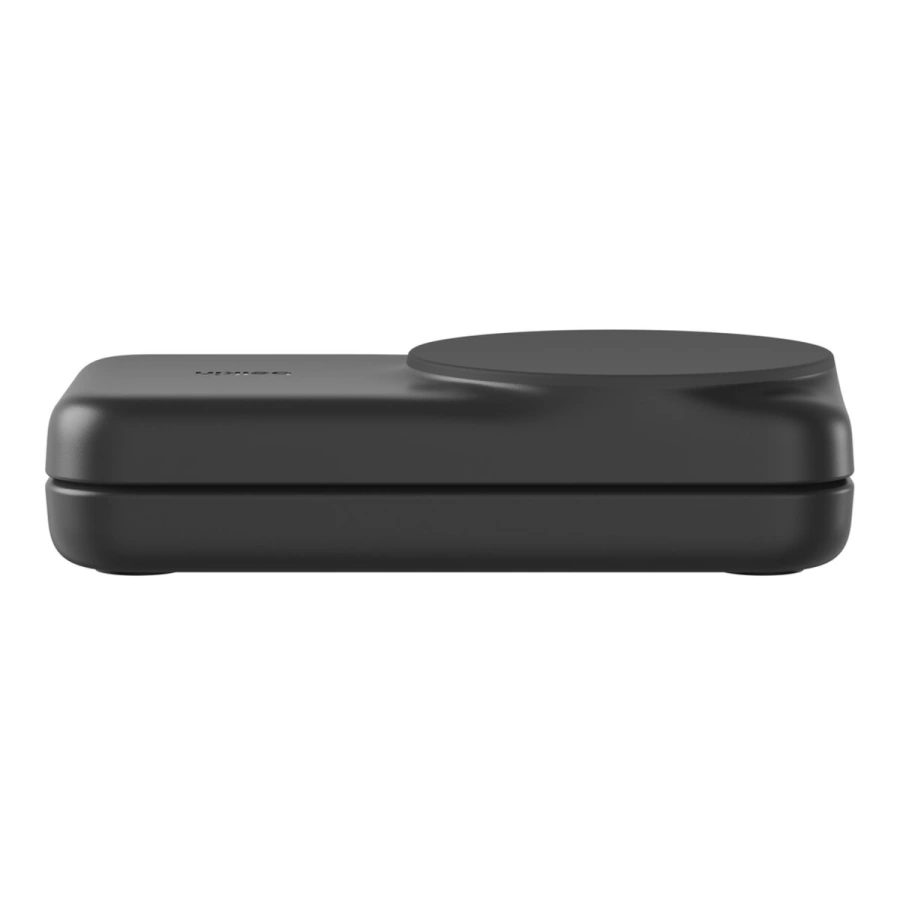 Беспроводное зарядное устройство Belkin UltraCharge 3-in-1 Foldable Magnetic Charger with Qi2 25W [Square Form] - Black (WIZ036kqBK)