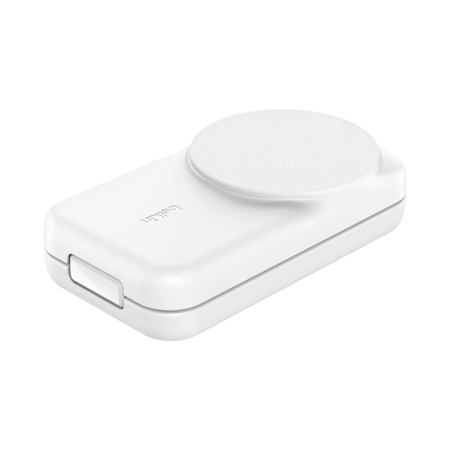 Беспроводное зарядное устройство Belkin UltraCharge 3-in-1 Foldable Magnetic Charger with Qi2 25W [Square Form] - White (WIZ036kqWH)
