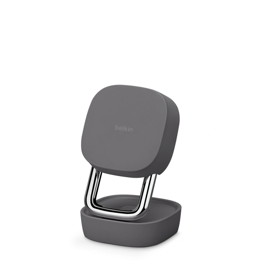 Беспроводное зарядное устройство Belkin UltraCharge Pro 2-in-1 Convertible Magnetic Charger - Gray (WIZ042ttCH-APL, HS8E2)