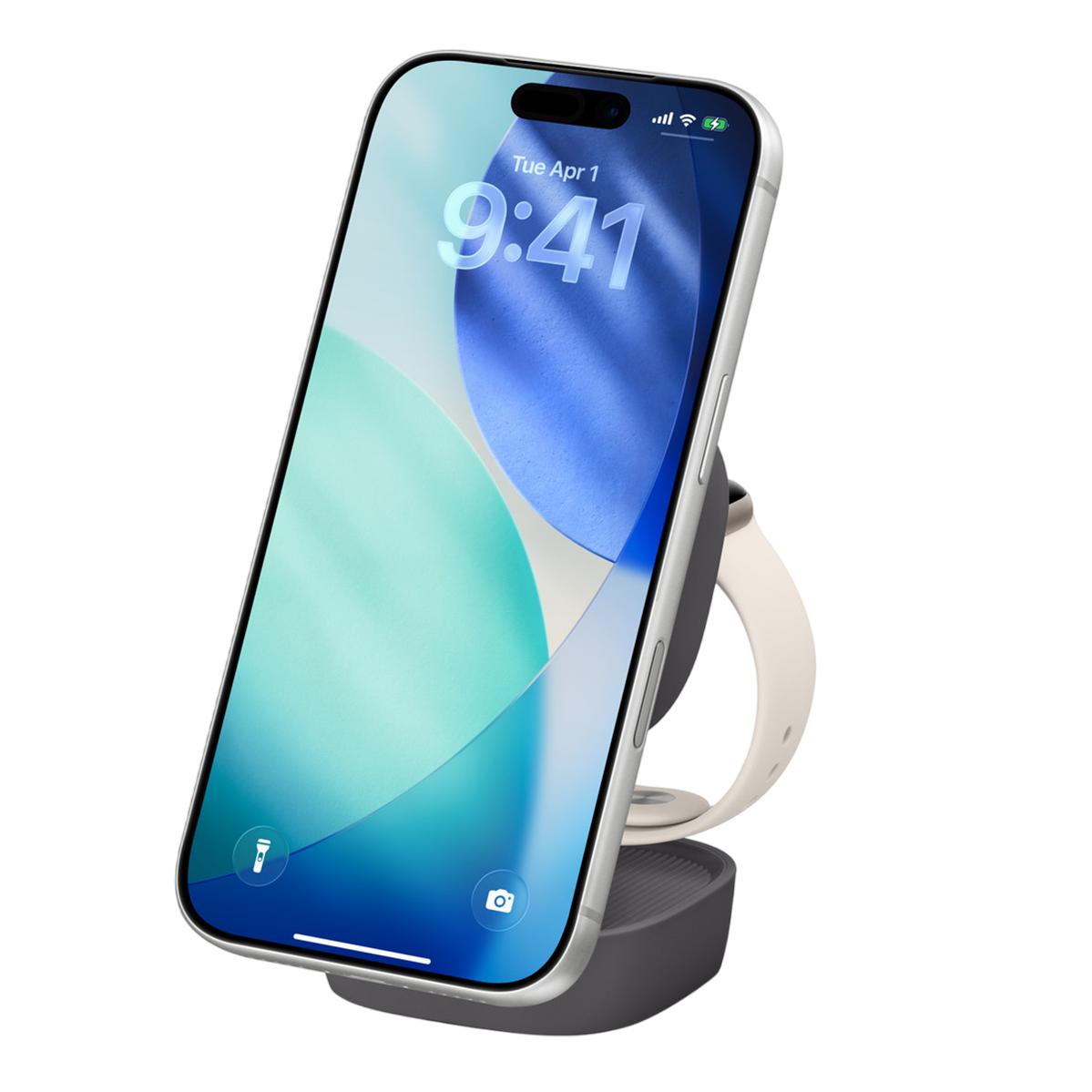 Беспроводное зарядное устройство Belkin UltraCharge Pro 2-in-1 Convertible Magnetic Charger - Gray (WIZ042ttCH-APL, HS8E2)