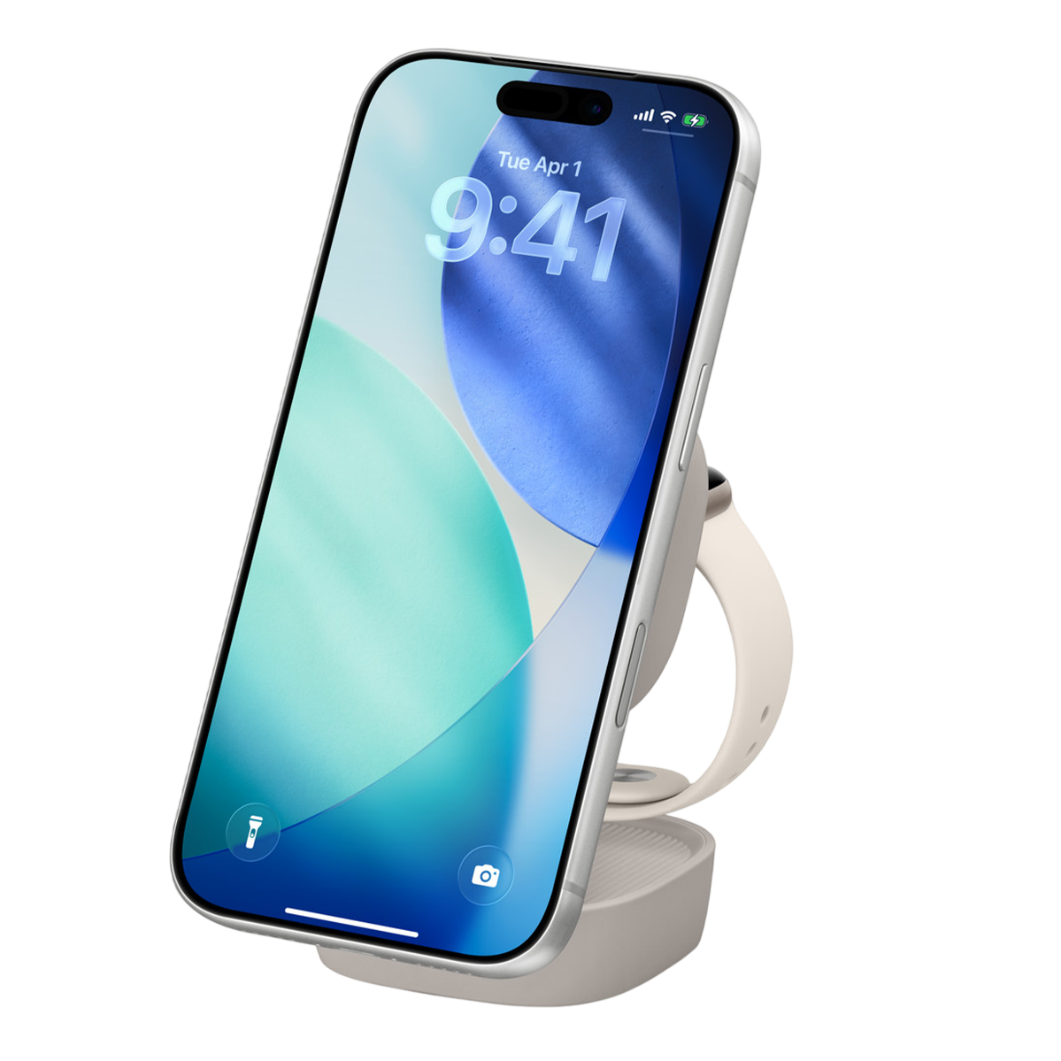 Беспроводное зарядное устройство Belkin UltraCharge Pro 2-in-1 Convertible Magnetic Charger - Sand (WIZ042ttSD-APL, HS8F2)