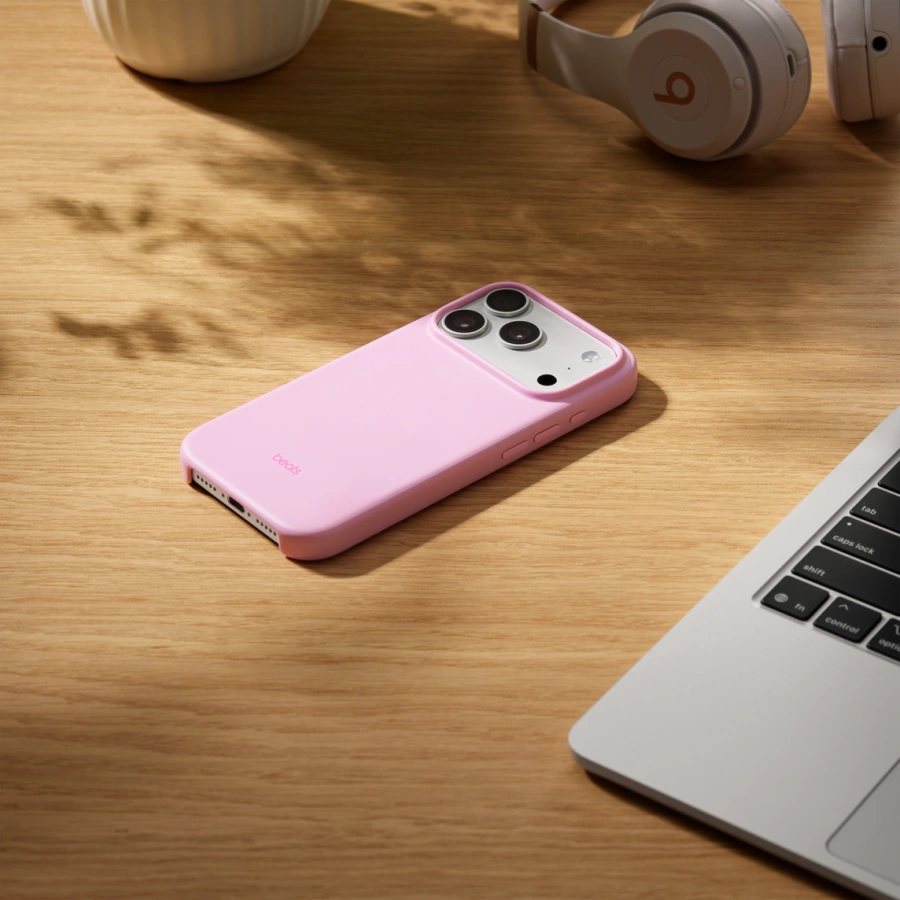 Чохол Beats для iPhone 17 Pro Case with MagSafe and Camera Control – Pebble Pink (MGKF4)