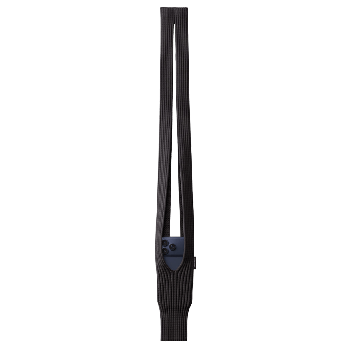 Дизайнерский чехол-сумка iPhone Pocket by ISSEY MIYAKE - Long - Black (NM58AG00215L)