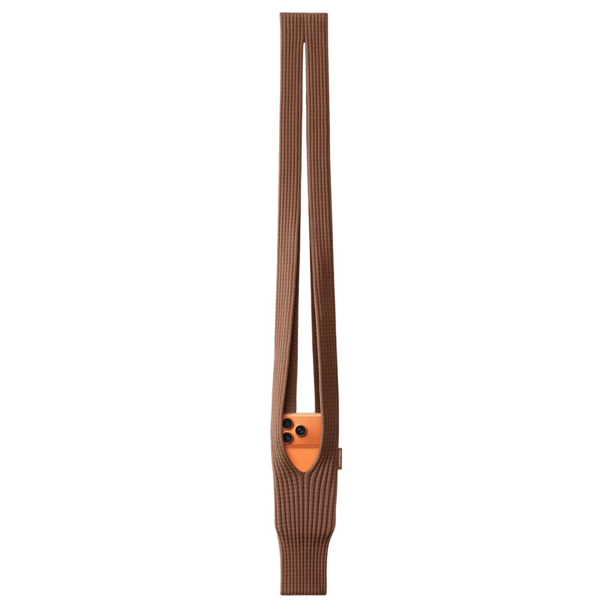 Дизайнерский чехол-сумка iPhone Pocket by ISSEY MIYAKE - Long - Cinnamon (NM58AG00244L)