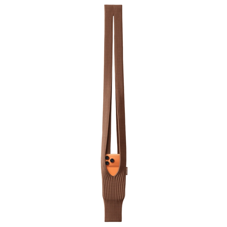 Дизайнерський чохол-сумка iPhone Pocket by ISSEY MIYAKE - Long - Cinnamon (NM58AG00244L)