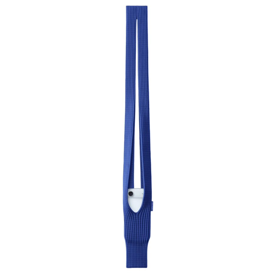 Дизайнерський чохол-сумка iPhone Pocket by ISSEY MIYAKE - Long - Sapphire (NM58AG00274L)