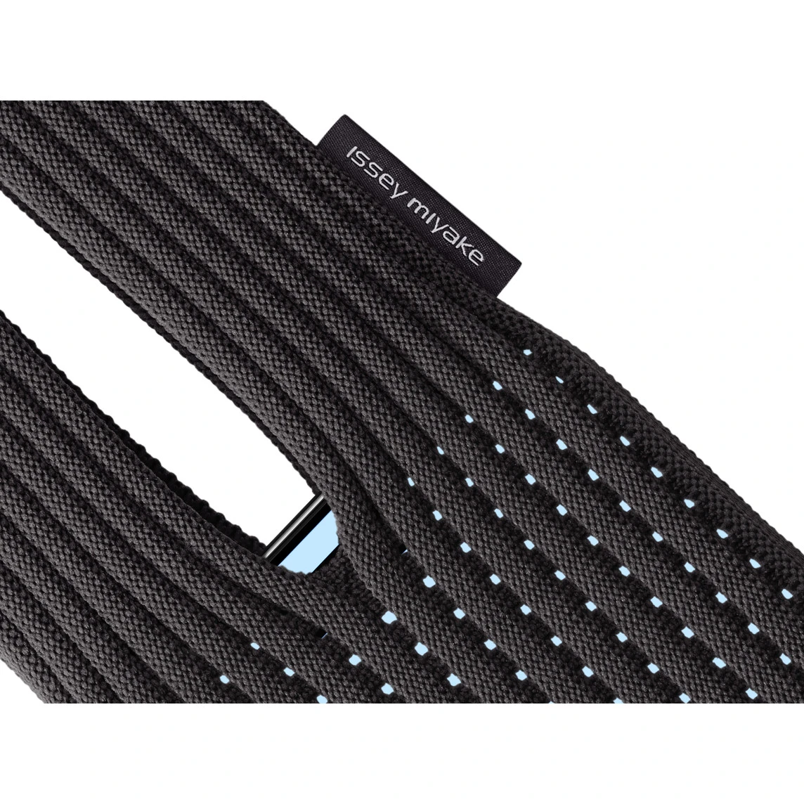 Дизайнерский чехол-сумка iPhone Pocket by ISSEY MIYAKE - Short - Black (NM58AG00115S)