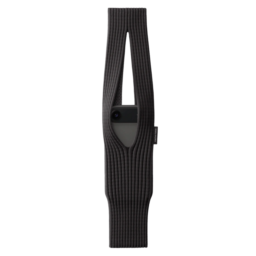 Дизайнерський чохол-сумка iPhone Pocket by ISSEY MIYAKE - Short - Black (NM58AG00115S)