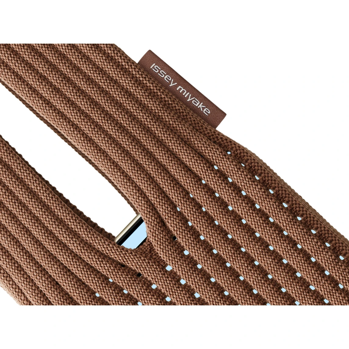 Дизайнерский чехол-сумка iPhone Pocket by ISSEY MIYAKE - Short - Cinnamon (NM58AG00144S)