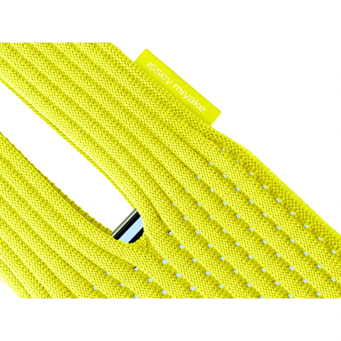 Дизайнерский чехол-сумка iPhone Pocket by ISSEY MIYAKE - Short - Lemon (NM58AG00152S)