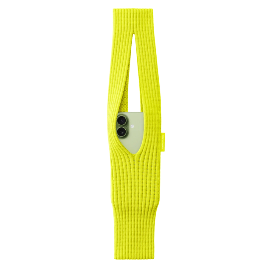 Дизайнерський чохол-сумка iPhone Pocket by ISSEY MIYAKE - Short - Lemon (NM58AG00152S)