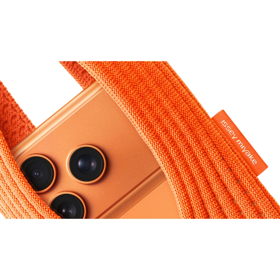 Дизайнерський чохол-сумка iPhone Pocket by ISSEY MIYAKE - Short - Mandarin (NM58AG00132S)