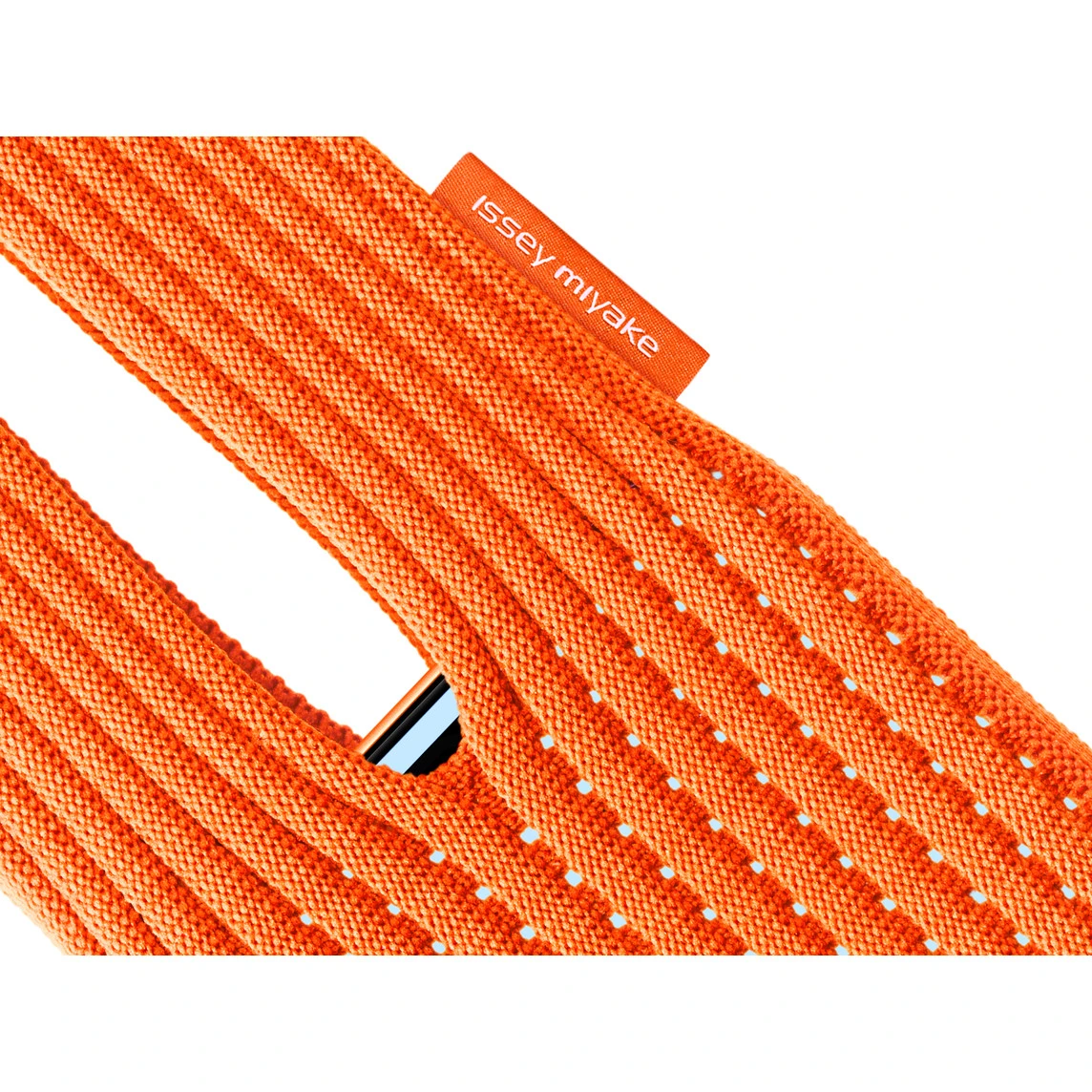 Дизайнерский чехол-сумка iPhone Pocket by ISSEY MIYAKE - Short - Mandarin (NM58AG00132S)