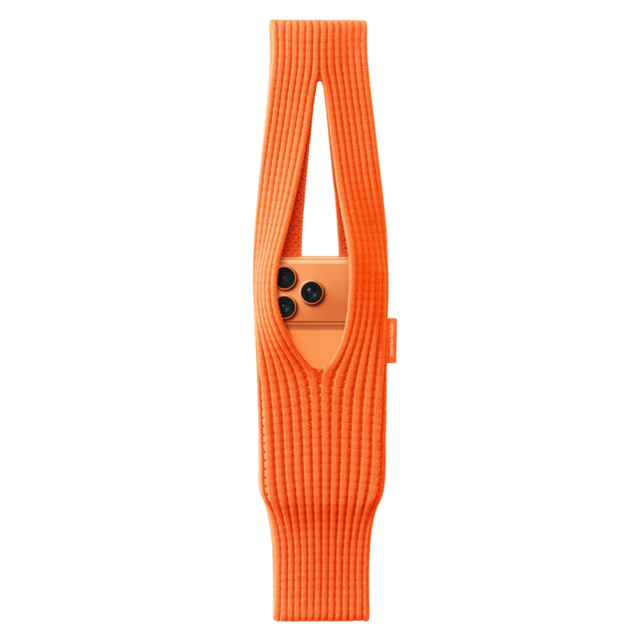 Дизайнерський чохол-сумка iPhone Pocket by ISSEY MIYAKE - Short - Mandarin (NM58AG00132S)
