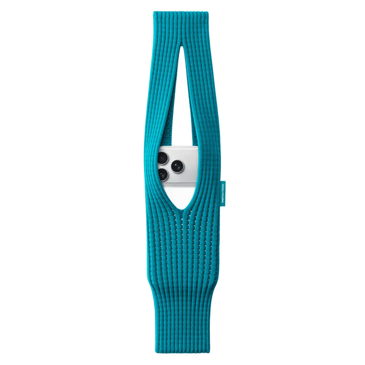 Дизайнерский чехол-сумка iPhone Pocket by ISSEY MIYAKE - Short - Peacock (NM58AG00173S)