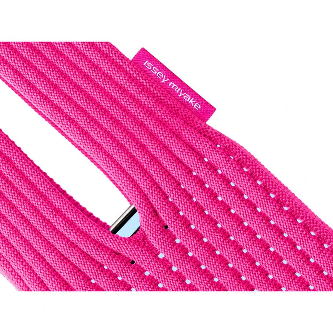 Дизайнерский чехол-сумка iPhone Pocket by ISSEY MIYAKE - Short - Pink (NM58AG00122S)