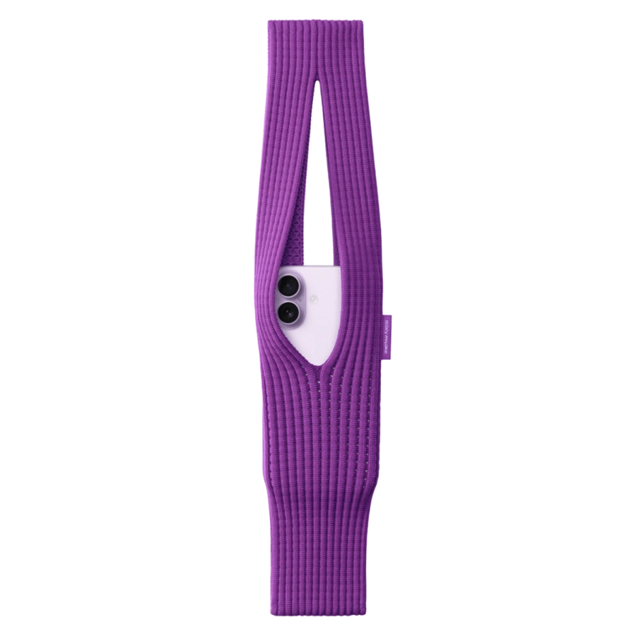 Дизайнерський чохол-сумка iPhone Pocket by ISSEY MIYAKE - Short - Purple (NM58AG00181S)