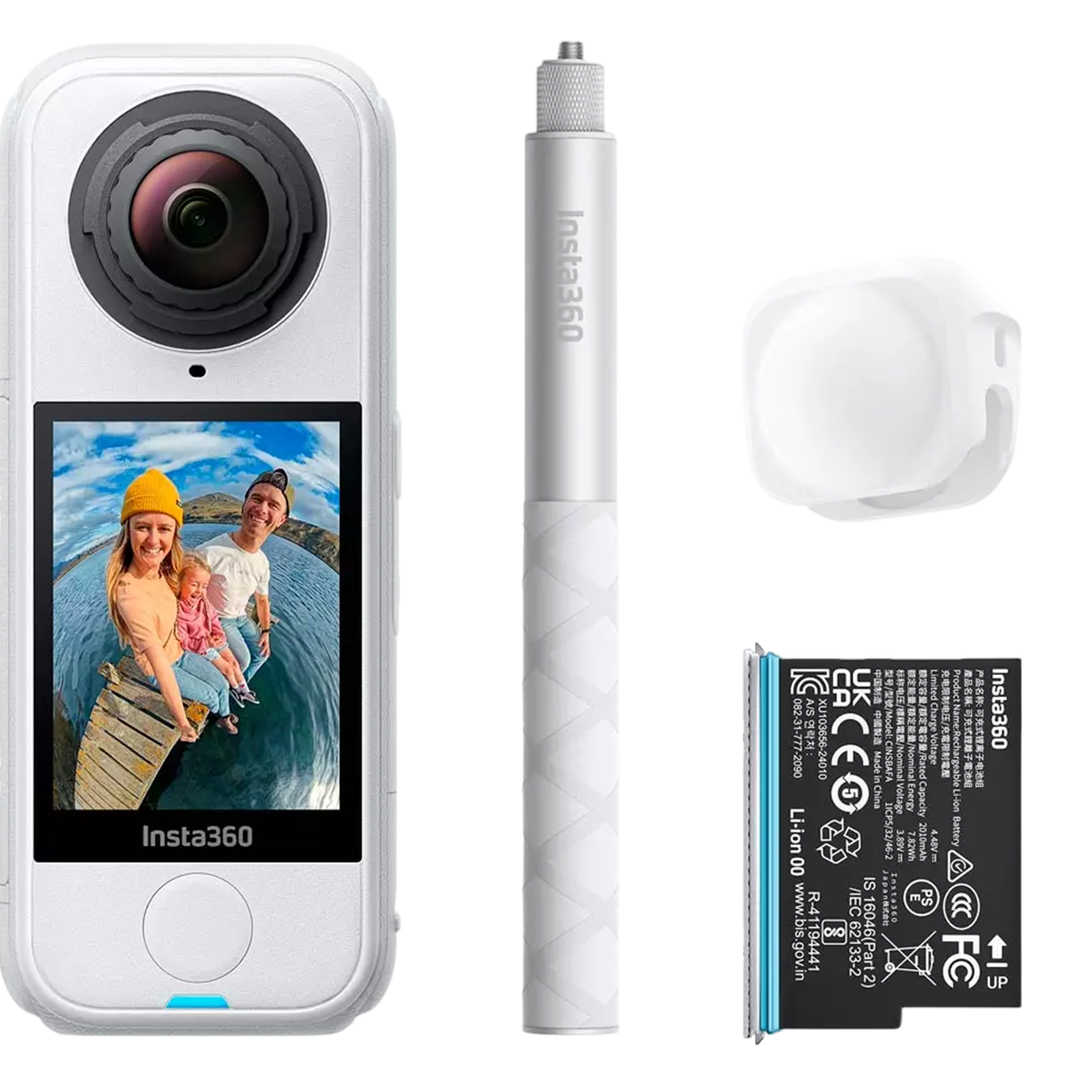 Екшн-камера Insta360 X4 Air Starter Bundle - Arctic White (CINSAAFA-SE17)