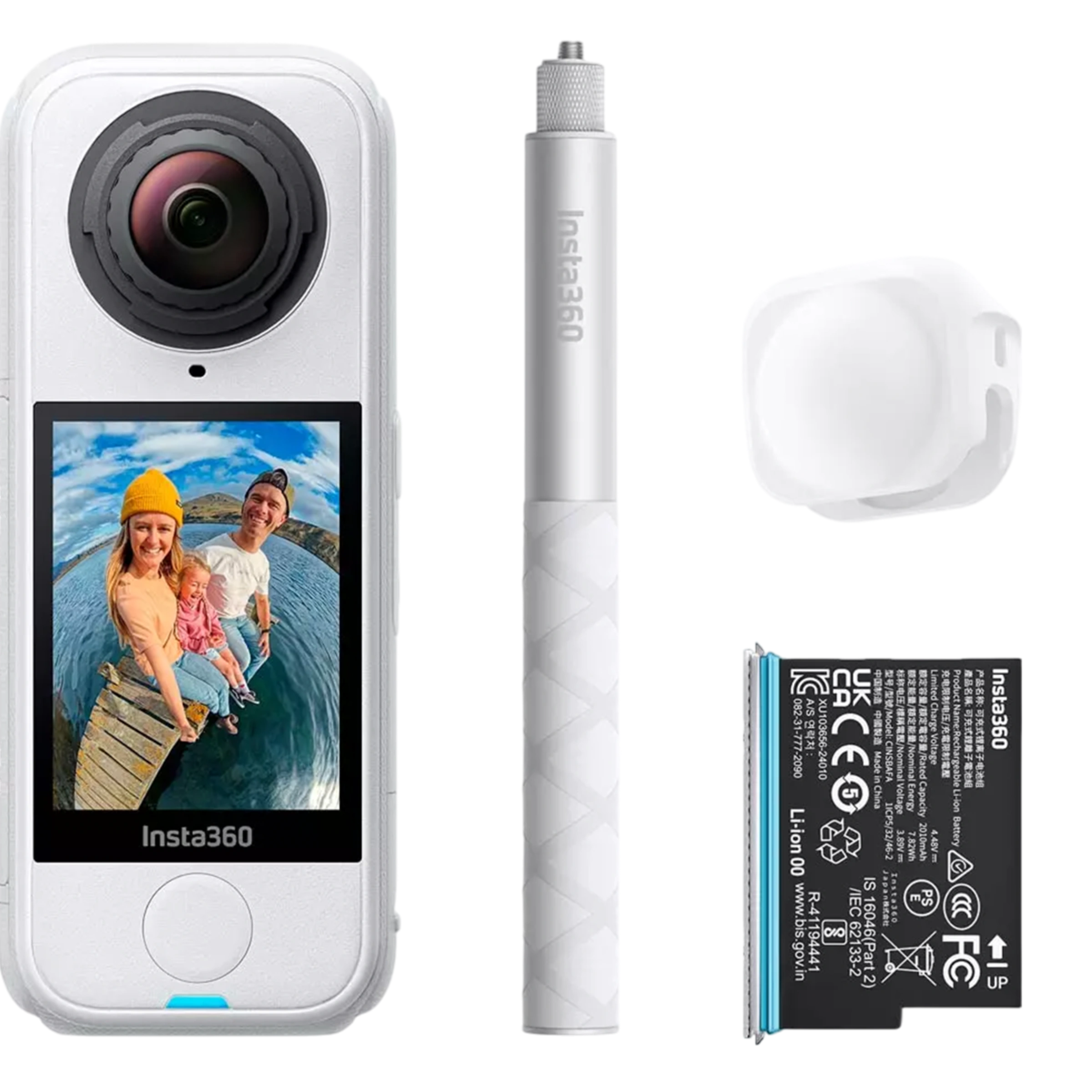 Екшн-камера Insta360 X4 Air Starter Bundle - Arctic White (CINSAAFA-SE17)