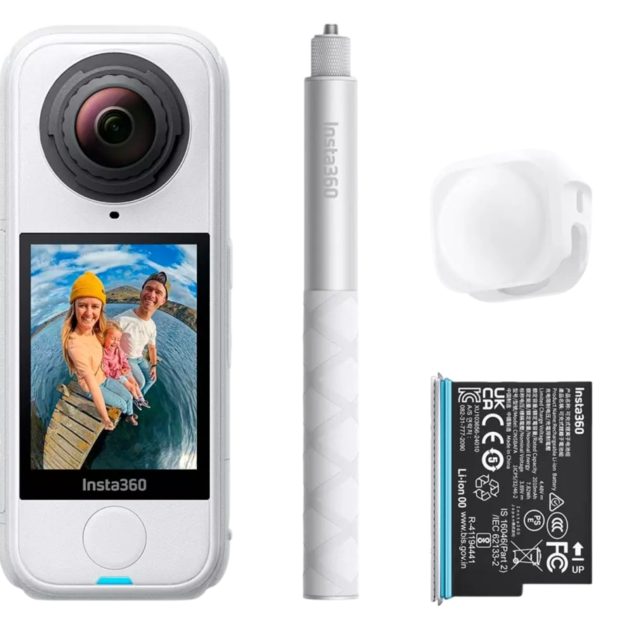 Экшн-камера Insta360 X4 Air Starter Bundle - Arctic White (CINSAAFA-SE17)