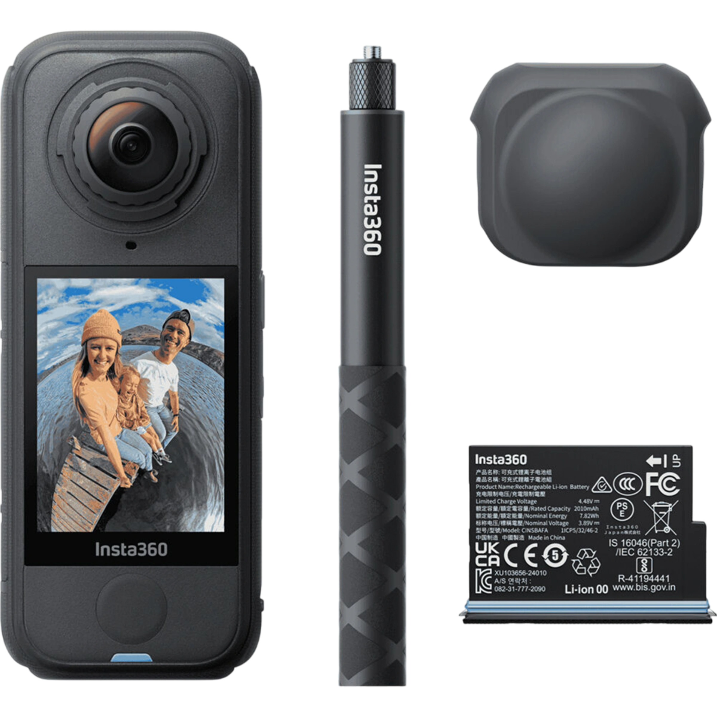 Екшн-камера Insta360 X4 Air Starter Bundle - Graphite Black (CINSAAFA-SE03)