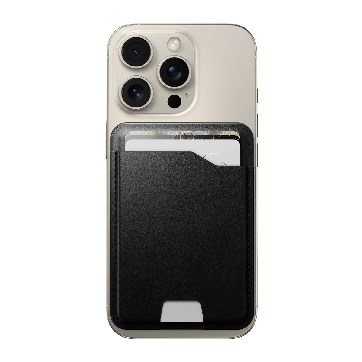 Гаманець для карток Nomad Horween Leather Mag Wallet with Apple Find My - Black (NM014469858)