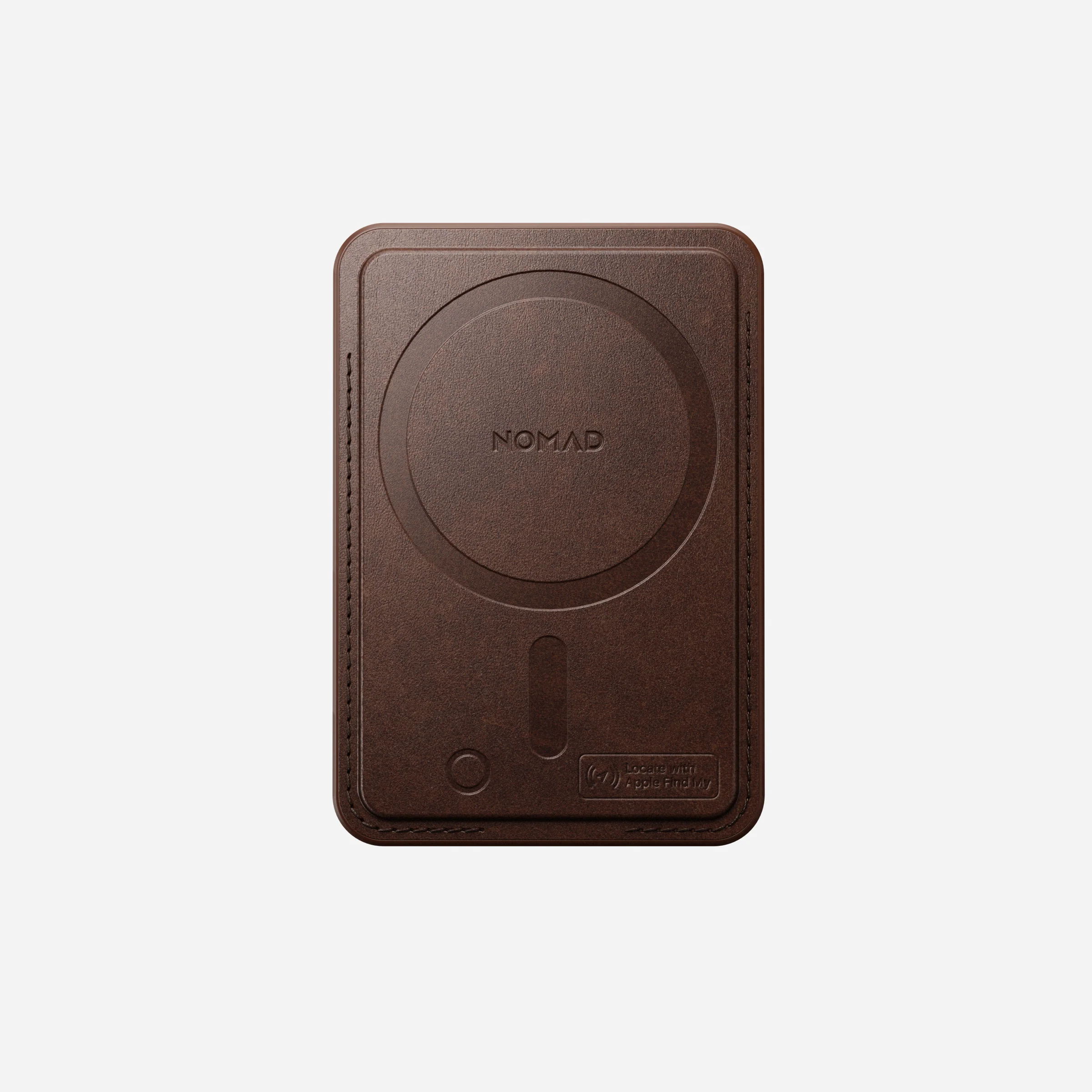 Гаманець для карток Nomad Horween Leather Mag Wallet with Apple Find My - Rustic Brown (NM014742858)