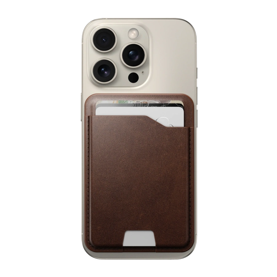 Гаманець для карток Nomad Horween Leather Mag Wallet with Apple Find My - Rustic Brown (NM014742858)